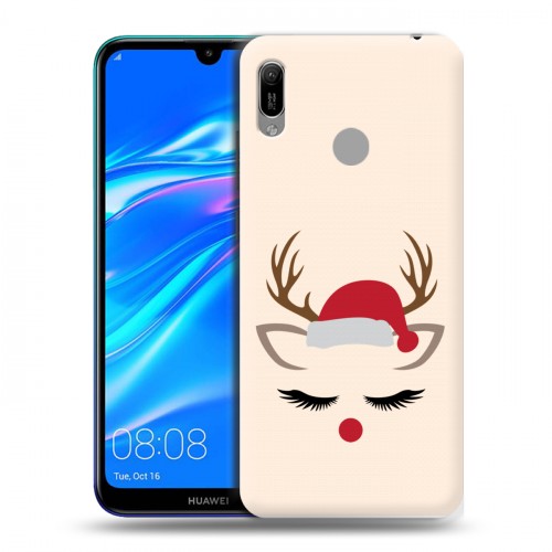 Дизайнерский пластиковый чехол для Huawei Y6 (2019) Happy 2021