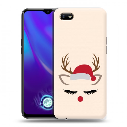 Дизайнерский пластиковый чехол для OPPO A1k Happy 2021