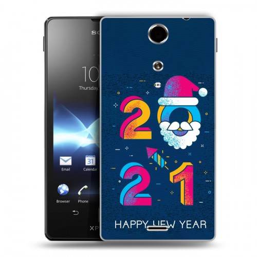 Дизайнерский пластиковый чехол для Sony Xperia TX Happy 2021