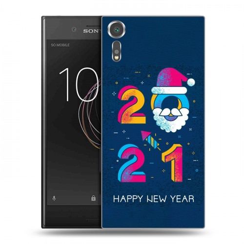 Дизайнерский пластиковый чехол для Sony Xperia XZs Happy 2021