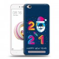 Дизайнерский пластиковый чехол для Xiaomi RedMi 5A Happy 2021