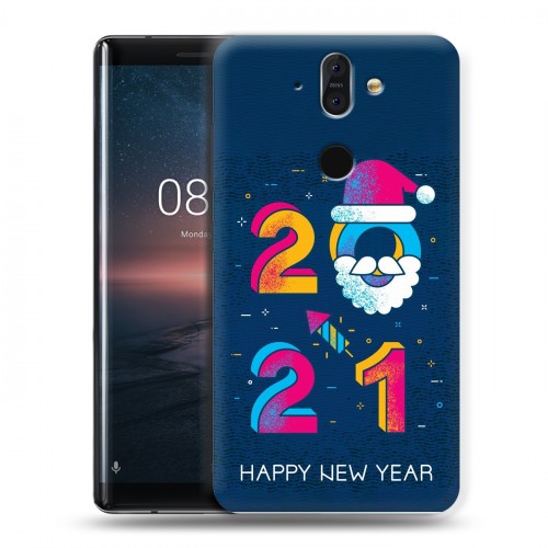 Дизайнерский силиконовый чехол для Nokia 8 Sirocco Happy 2021