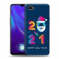 Дизайнерский пластиковый чехол для OPPO A1k Happy 2021