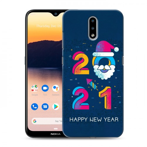 Дизайнерский пластиковый чехол для Nokia 2.3 Happy 2021