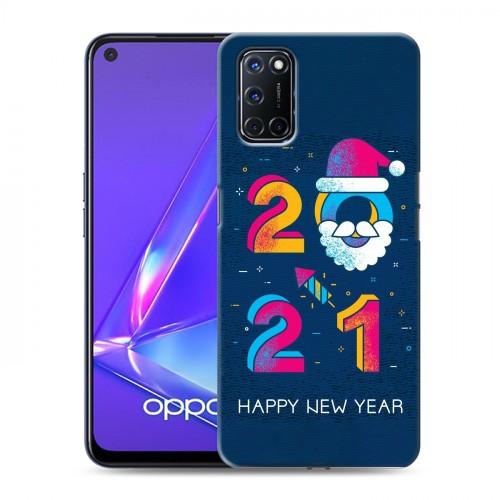 Дизайнерский пластиковый чехол для OPPO A52 Happy 2021