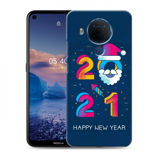 Дизайнерский силиконовый чехол для Nokia 5.4 Happy 2021