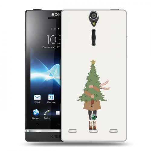 Дизайнерский пластиковый чехол для Sony Xperia S Happy 2021