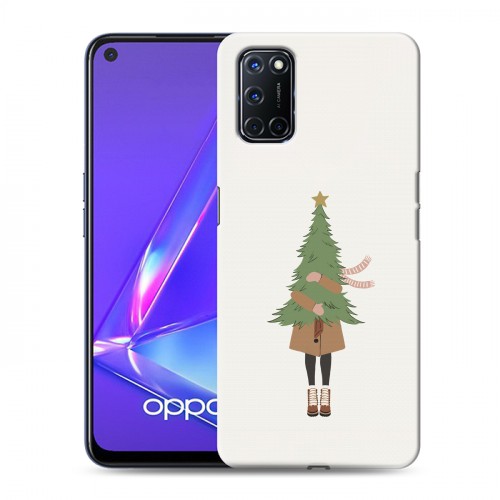 Дизайнерский пластиковый чехол для OPPO A52 Happy 2021