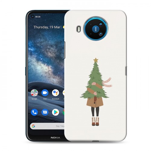 Дизайнерский силиконовый чехол для Nokia 8.3 Happy 2021