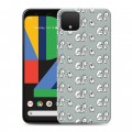 Дизайнерский пластиковый чехол для Google Pixel 4 Пастельные узоры