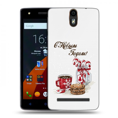 Дизайнерский силиконовый чехол для Wileyfox Storm Happy 2021