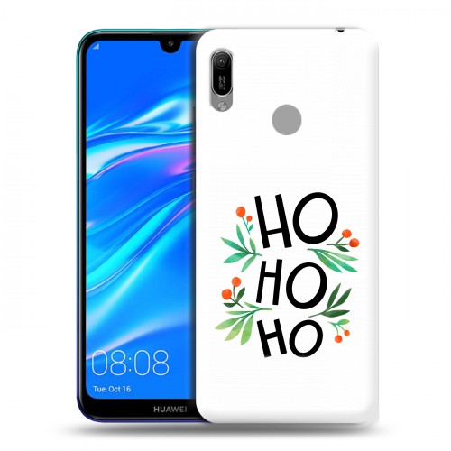 Дизайнерский пластиковый чехол для Huawei Y6 (2019) Happy 2021