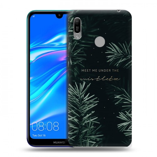 Дизайнерский пластиковый чехол для Huawei Y6 (2019) Happy 2021