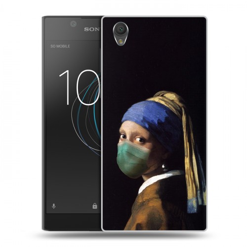 Дизайнерский пластиковый чехол для Sony Xperia L1 Коронавирус