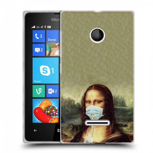 Дизайнерский пластиковый чехол для Microsoft Lumia 435 Коронавирус