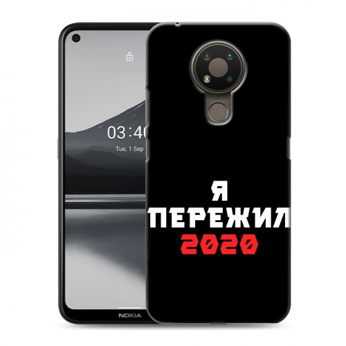 Дизайнерский силиконовый чехол для Nokia 3.4 Коронавирус