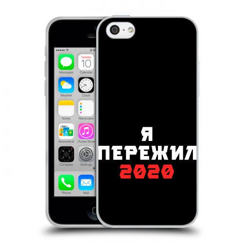 Дизайнерский пластиковый чехол для Iphone 5c Коронавирус