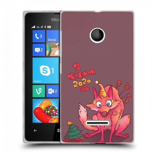 Дизайнерский пластиковый чехол для Microsoft Lumia 435 Коронавирус