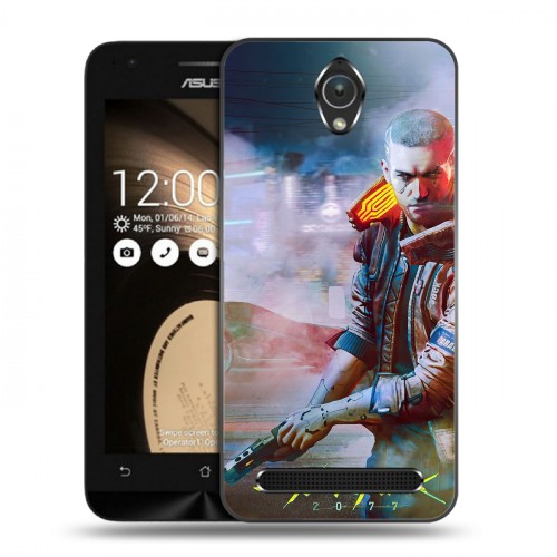 Дизайнерский пластиковый чехол для ASUS Zenfone Go Cyberpunk 2077