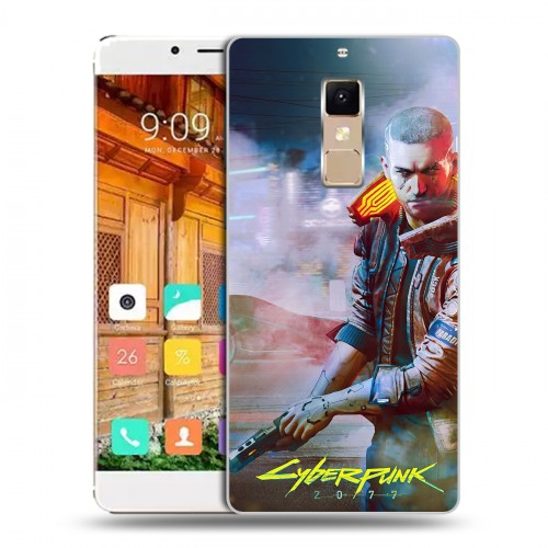 Дизайнерский пластиковый чехол для Elephone S3 Cyberpunk 2077