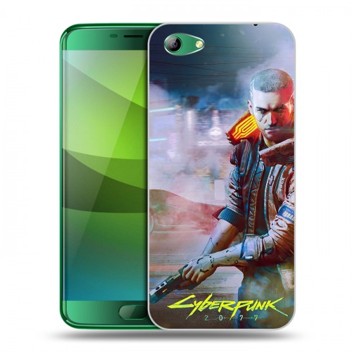 Дизайнерский силиконовый чехол для Elephone S7 Cyberpunk 2077