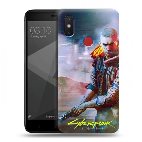 Дизайнерский пластиковый чехол для Xiaomi Mi8 SE Cyberpunk 2077