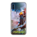 Дизайнерский пластиковый чехол для Samsung Galaxy A50 Cyberpunk 2077