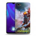 Дизайнерский силиконовый с усиленными углами чехол для OPPO A1k Cyberpunk 2077