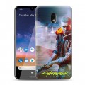 Дизайнерский пластиковый чехол для Nokia 2.2 Cyberpunk 2077