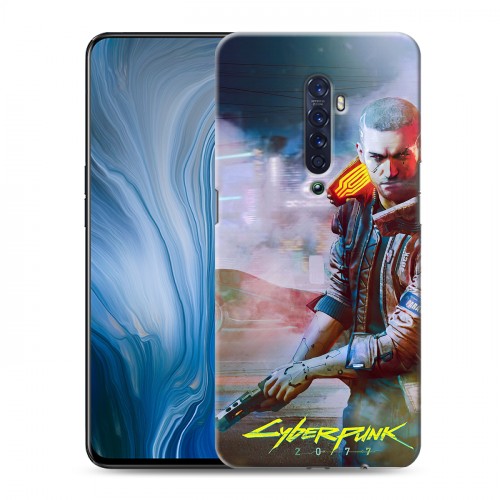 Дизайнерский пластиковый чехол для OPPO Reno2 Z Cyberpunk 2077