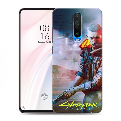 Дизайнерский пластиковый чехол для Xiaomi RedMi K30 Cyberpunk 2077