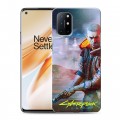 Дизайнерский пластиковый чехол для OnePlus 8T Cyberpunk 2077