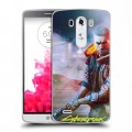 Дизайнерский пластиковый чехол для LG G3 (Dual-LTE) Cyberpunk 2077