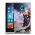 Дизайнерский пластиковый чехол для Microsoft Lumia 435 Cyberpunk 2077