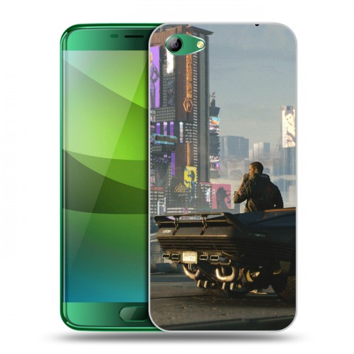 Дизайнерский силиконовый чехол для Elephone S7 Cyberpunk 2077