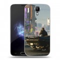 Дизайнерский пластиковый чехол для Doogee X9 Pro Cyberpunk 2077