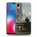 Дизайнерский пластиковый чехол для Vivo V9 Cyberpunk 2077