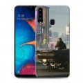 Дизайнерский пластиковый чехол для Samsung Galaxy A20s Cyberpunk 2077