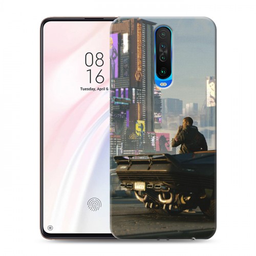 Дизайнерский пластиковый чехол для Xiaomi RedMi K30 Cyberpunk 2077