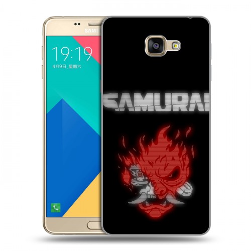 Дизайнерский силиконовый чехол для Samsung Galaxy A9 Cyberpunk 2077