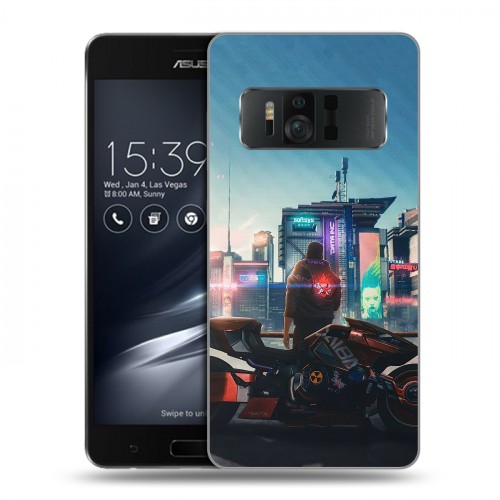 Дизайнерский силиконовый чехол для ASUS ZenFone AR Cyberpunk 2077