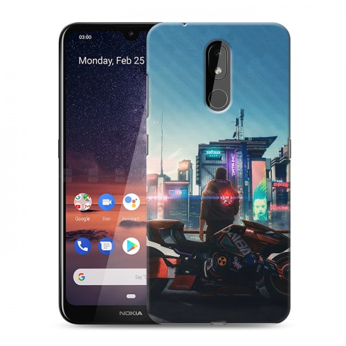 Дизайнерский силиконовый чехол для Nokia 3.2 Cyberpunk 2077