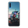 Дизайнерский силиконовый чехол для Samsung Galaxy A50 Cyberpunk 2077