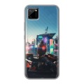 Дизайнерский силиконовый чехол для Realme C11 Cyberpunk 2077