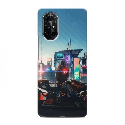 Дизайнерский силиконовый чехол для Huawei Nova 8 Cyberpunk 2077