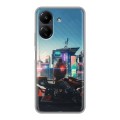 Дизайнерский силиконовый чехол для Xiaomi Poco C65 Cyberpunk 2077