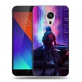 Дизайнерский пластиковый чехол для Meizu MX5 Cyberpunk 2077