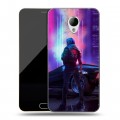 Дизайнерский силиконовый чехол для Meizu M2 Mini Cyberpunk 2077