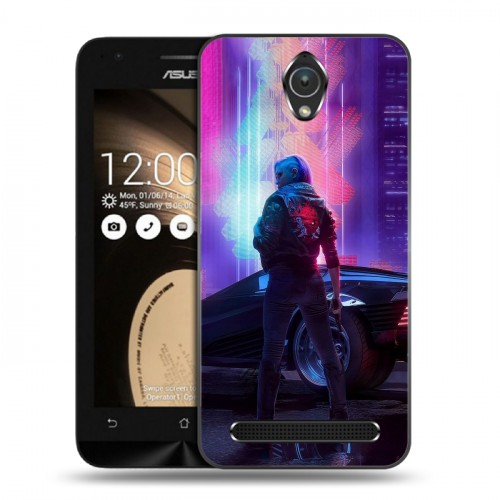 Дизайнерский пластиковый чехол для ASUS Zenfone Go Cyberpunk 2077