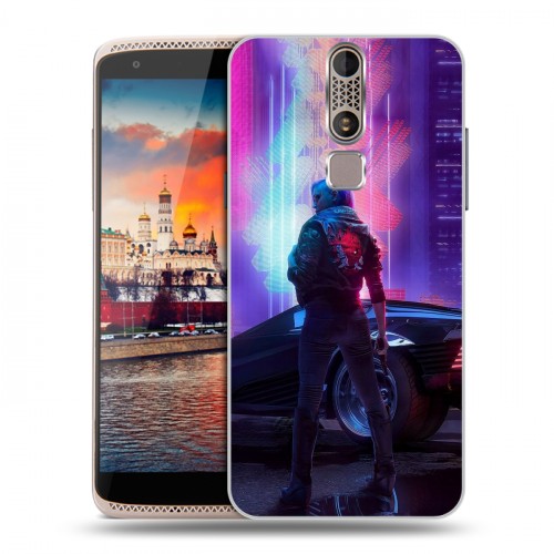 Дизайнерский пластиковый чехол для ZTE Axon Mini Cyberpunk 2077